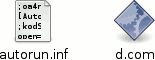 Отображение червя d.com в Linux Ubunta 7.10
