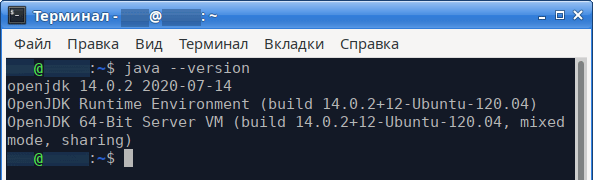 Проверить установленную версию Java можно командой
