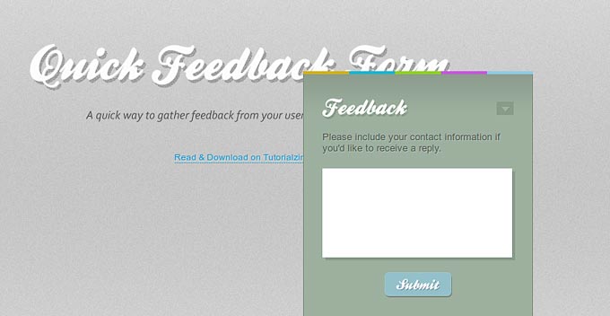 Quick Feedback Form