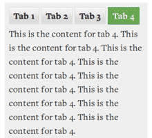 Animated Tabs