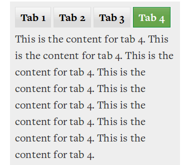 Animated Tabs