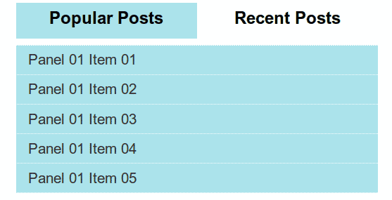 jQuery Moving Tab